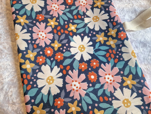Floral Nappy and Wipe Pouch