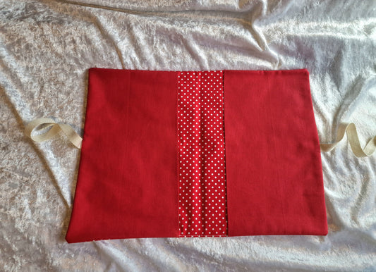 Red Spotty Nappy and Wipe Pouch
