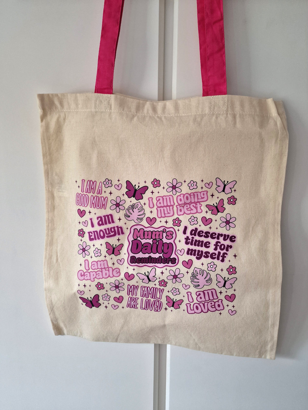 Mum Daily Reminders Tote Bag – Funny Mum Gift