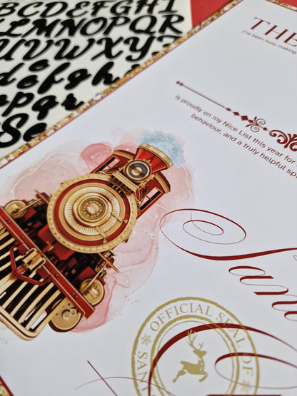 Personalised Nice List Certificate – Christmas Letter from Santa