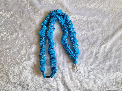 Blue Polka Dot Lanyard