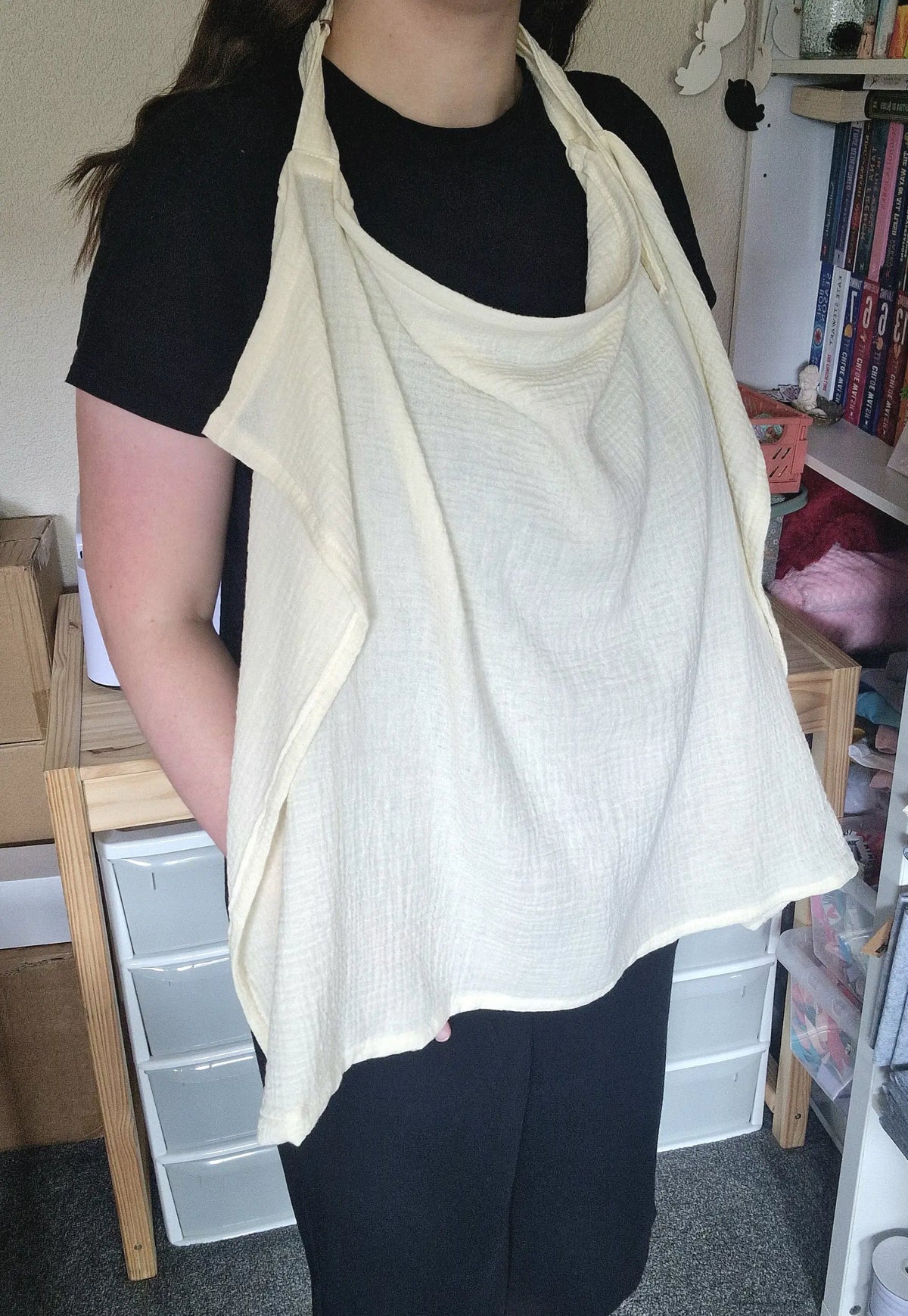 Butter Yellow Breastfeeding Cover - Handmade Nursing Cover Up & New Mum Gift