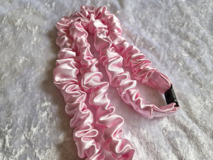 Pink Satin Lanyard