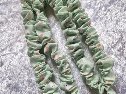 Green Duck Scrunchie Lanyard with Breakaway Clasp – Handmade UK
