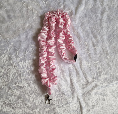 Pink Satin Lanyard