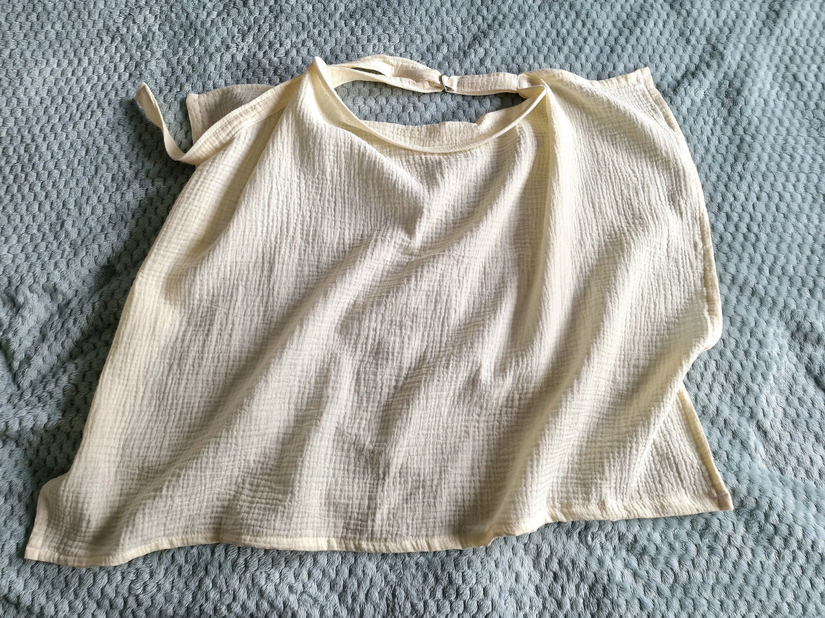 Butter Yellow Breastfeeding Cover - Handmade Nursing Cover Up & New Mum Gift