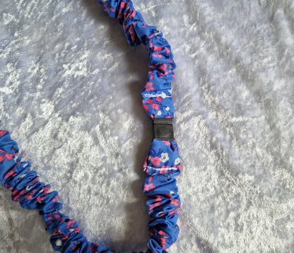Pink Floral Lanyard