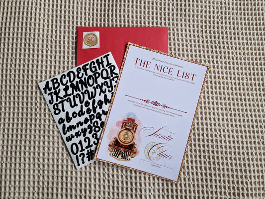 Personalised Nice List Certificate – Christmas Letter from Santa