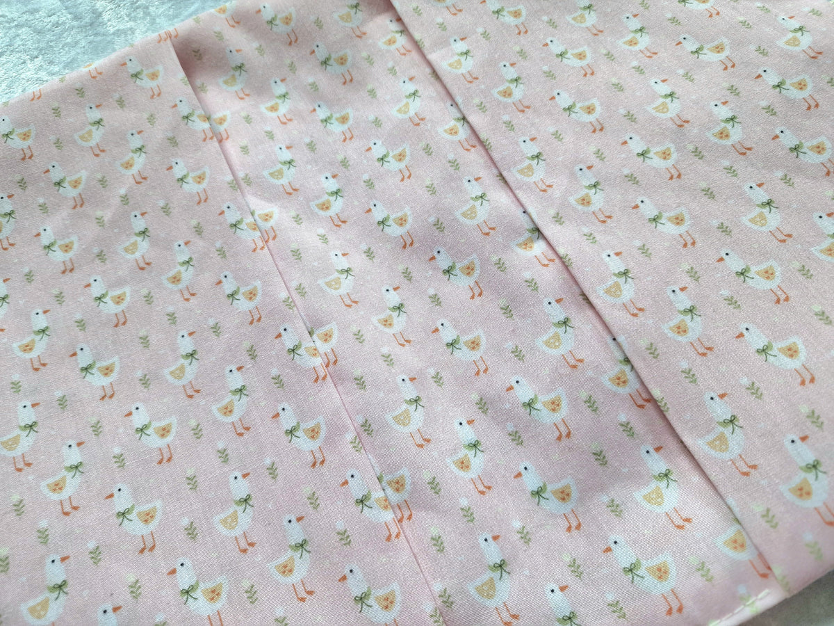 Pink Duck Nappy & Wipe Pouch