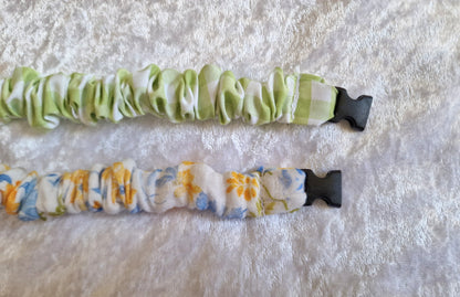 Green Gingham Breastfeeding Clips