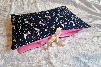 Shooting Star Nappy and Wipe Pouch