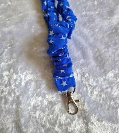 Blue Star Lanyard