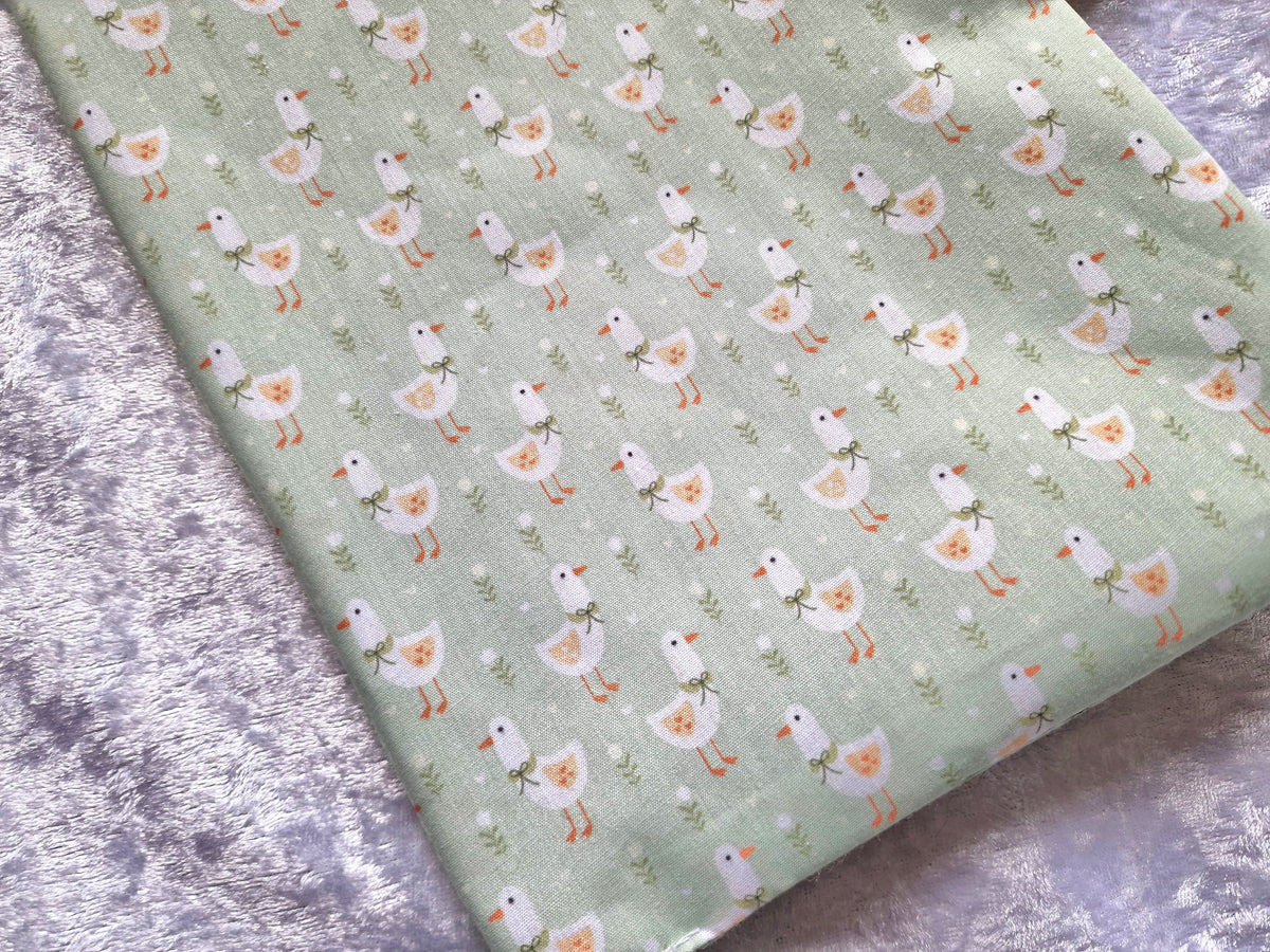 Green Duck Nappy & Wipe Pouch