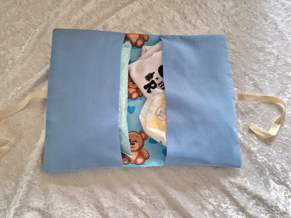 Bear Nappy and Wipe Pouch
