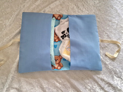 Bear Nappy & Wipe Pouch – Handy Baby Changing Bag Organiser