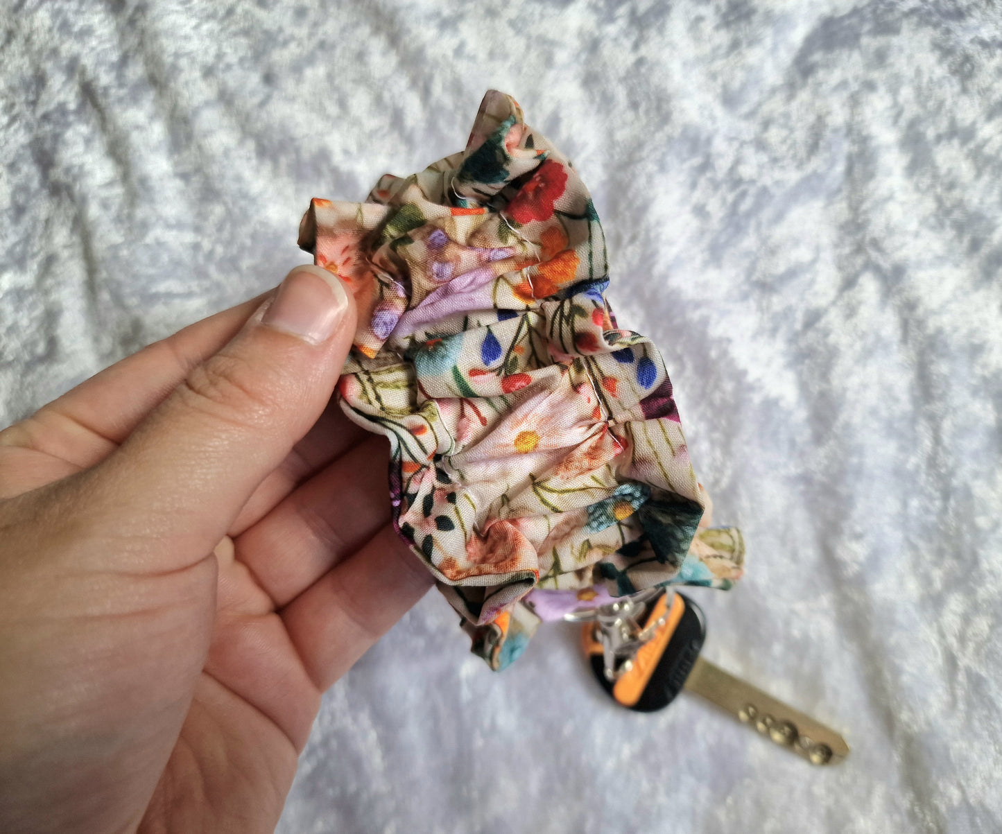 Floral Cuff Wristlet
