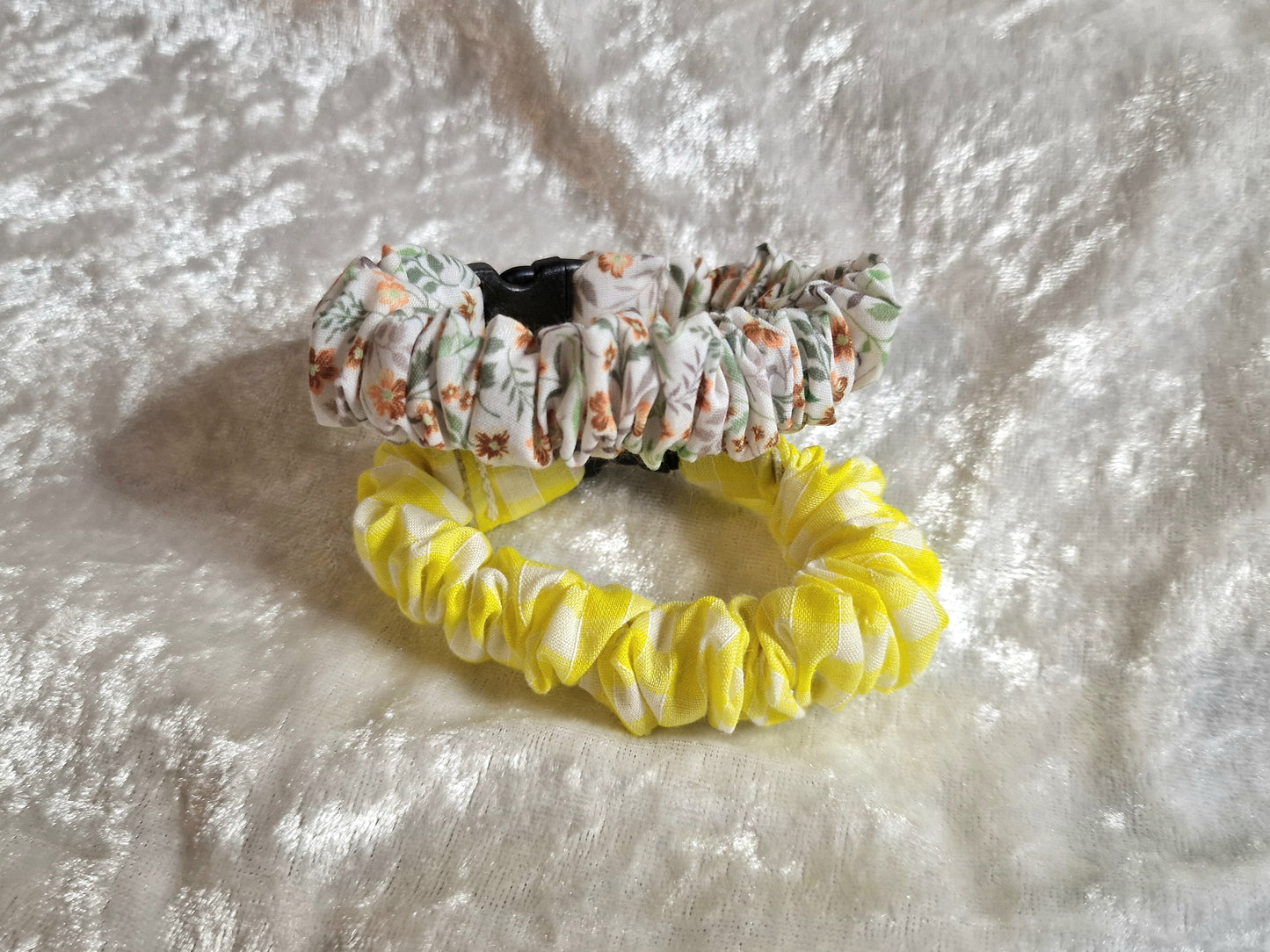 Yellow Gingham Breastfeeding Clips