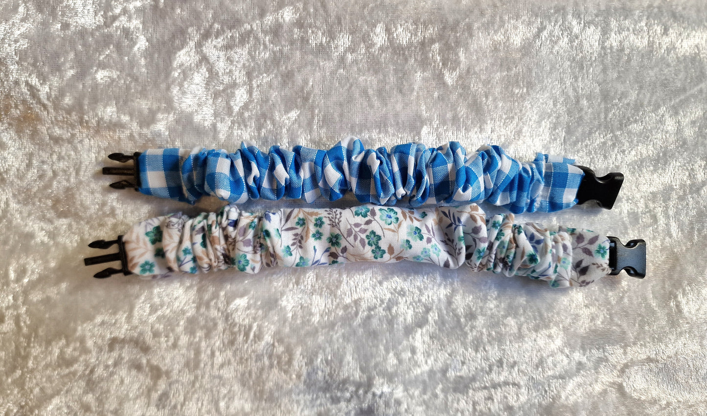Blue Floral Breastfeeding Clips