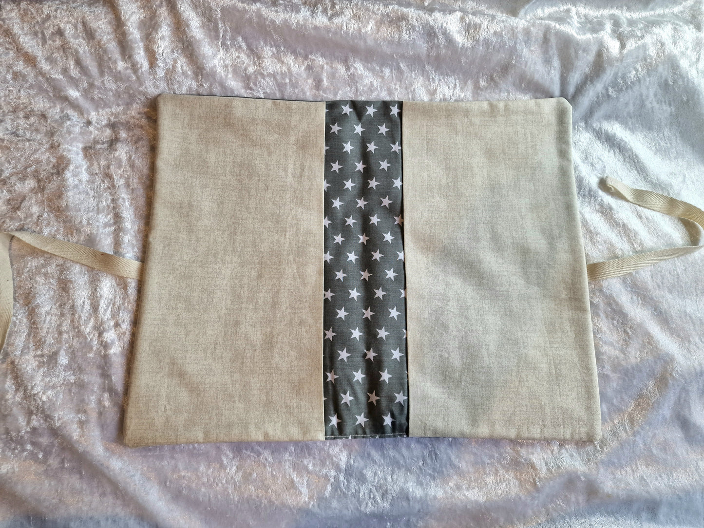 Grey Star Nappy and Wipe Pouch