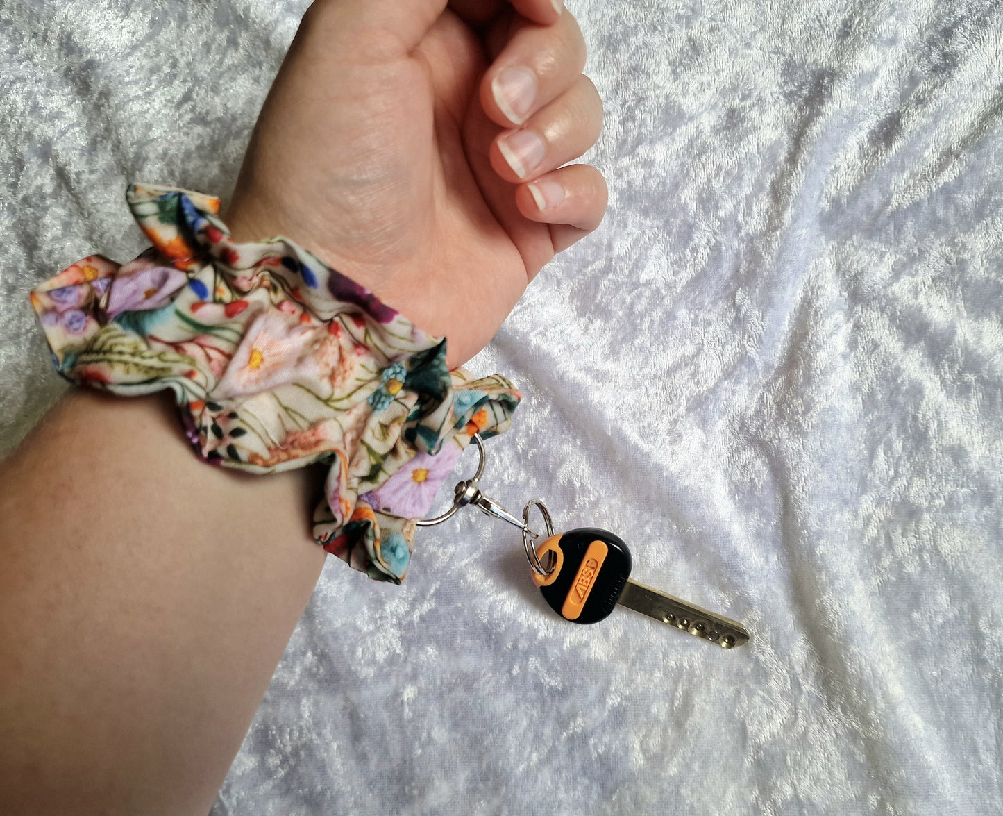 Floral Cuff Wristlet