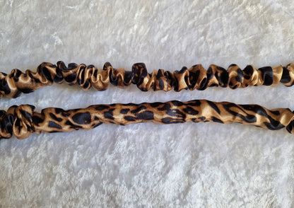 Satin Leopard Lanyard