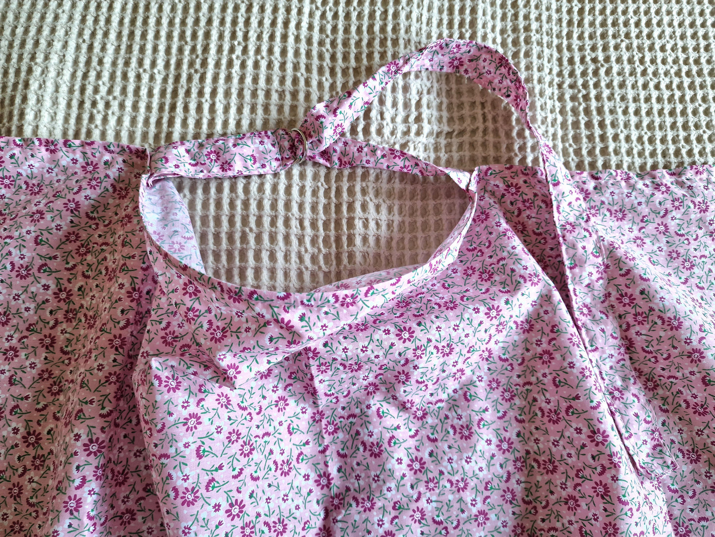 Pink Floral Breastfeeding Cover