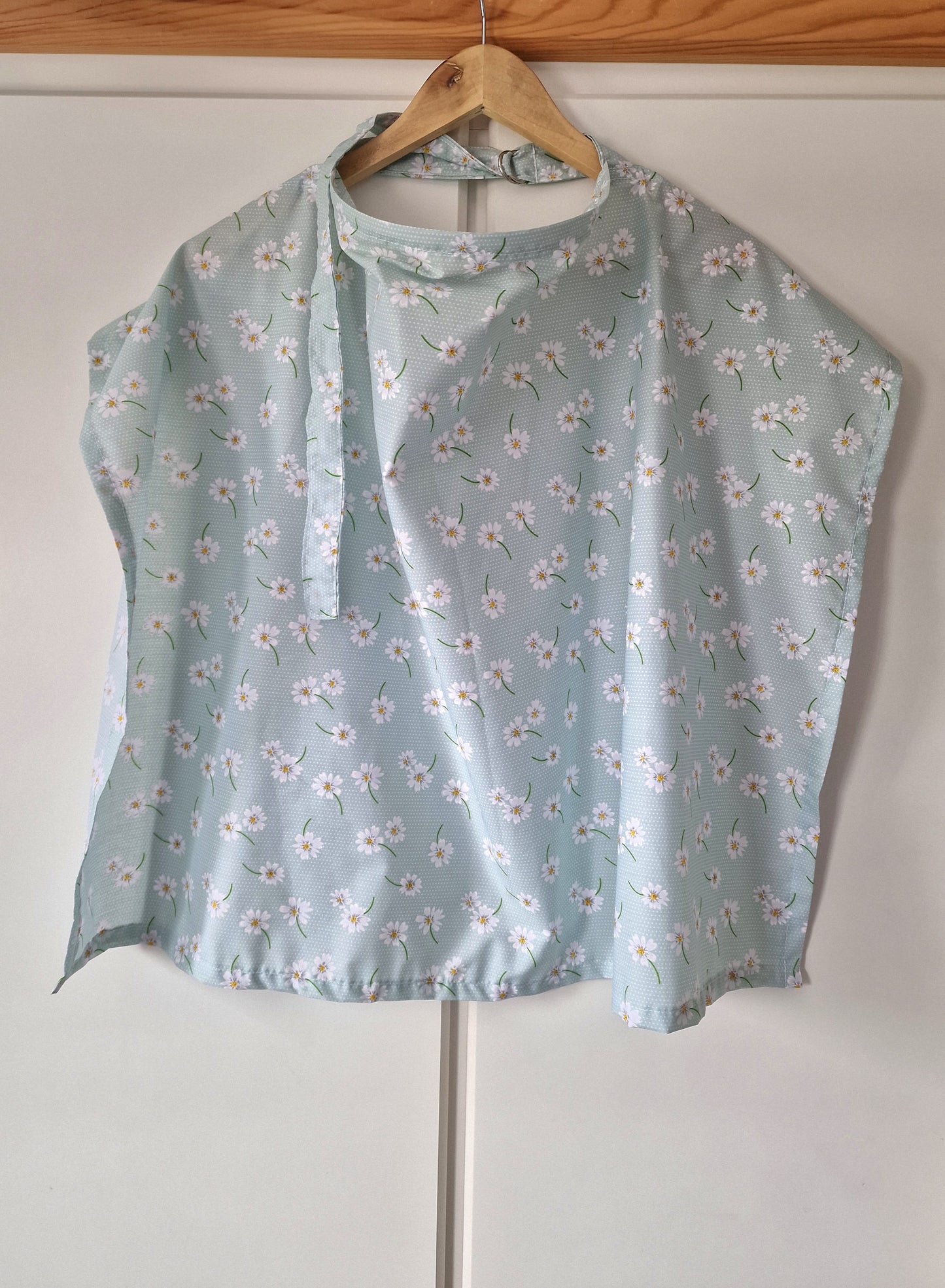 Mint Floral Breastfeeding Cover