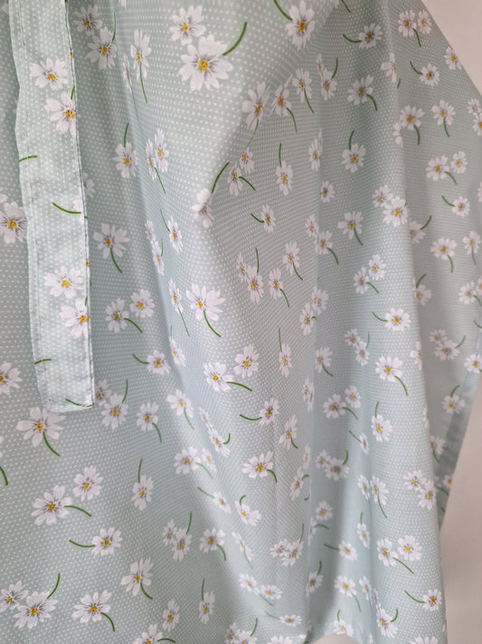 Mint Floral Breastfeeding Cover