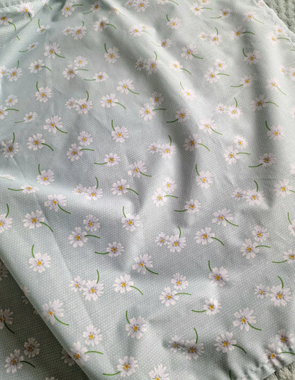 Mint Floral Breastfeeding Cover - Nursing Cover Up for Discreet Feeding