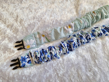 Blue Floral Breastfeeding Clips