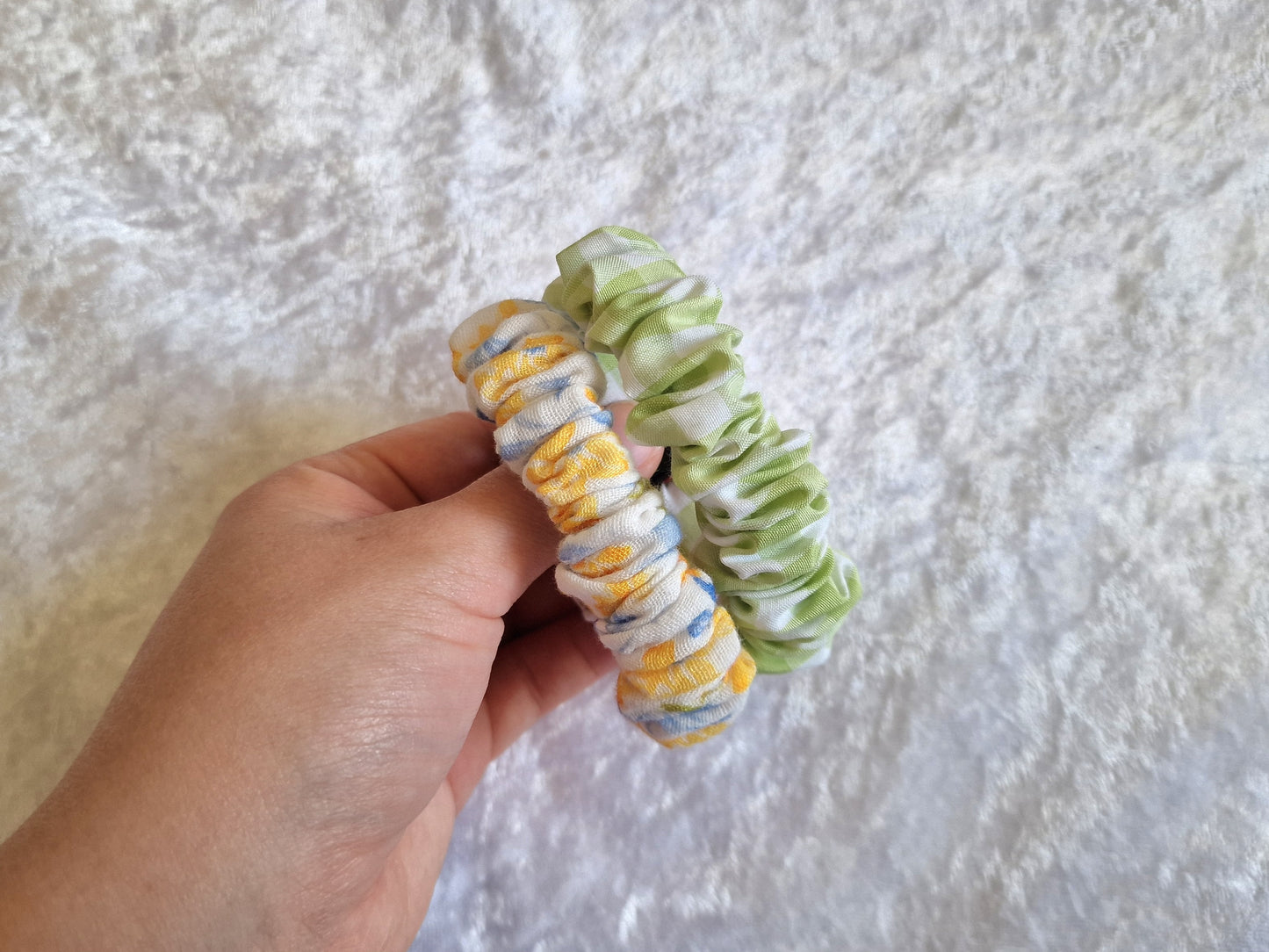 Green Gingham Breastfeeding Clips