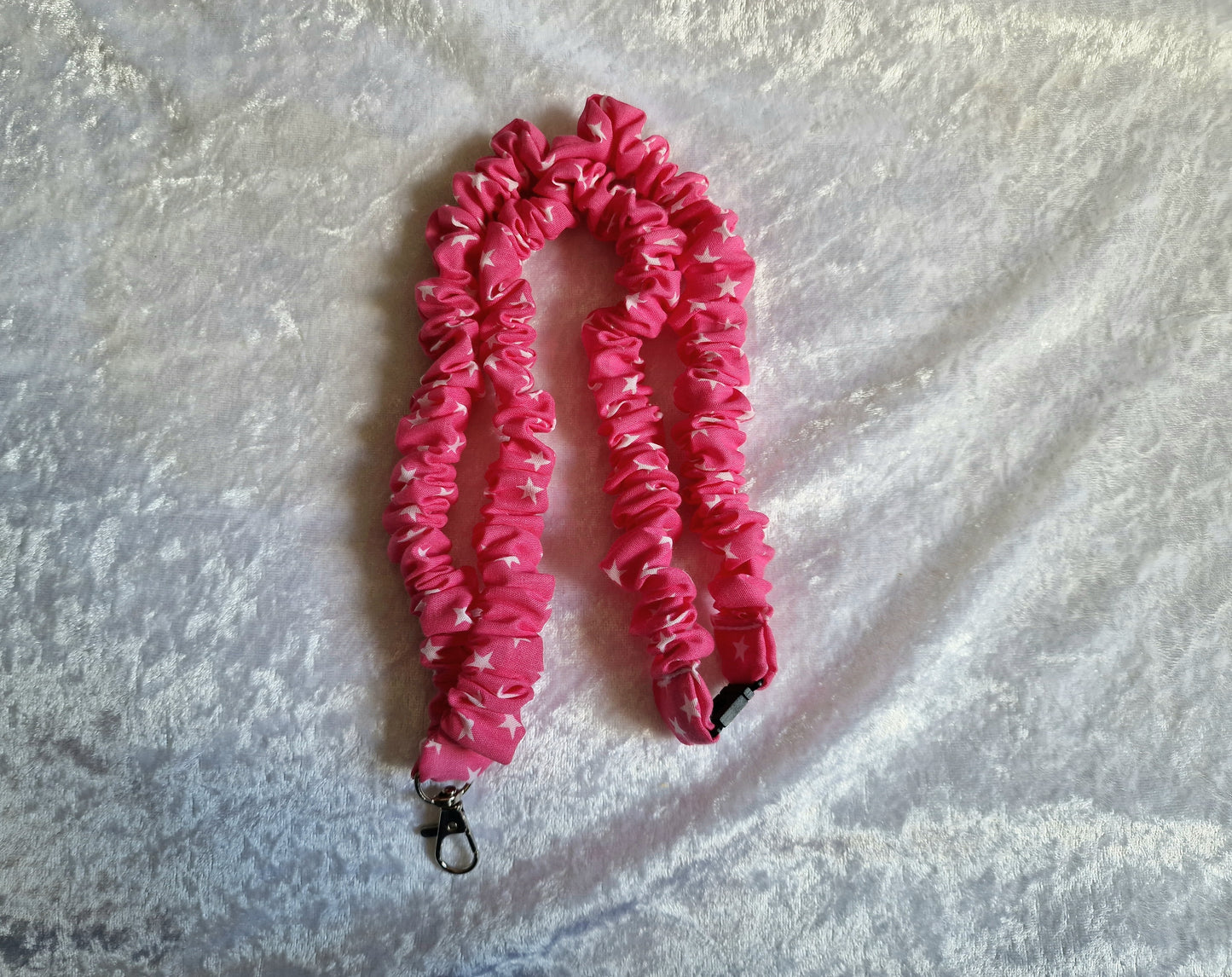 Pink Star Lanyard