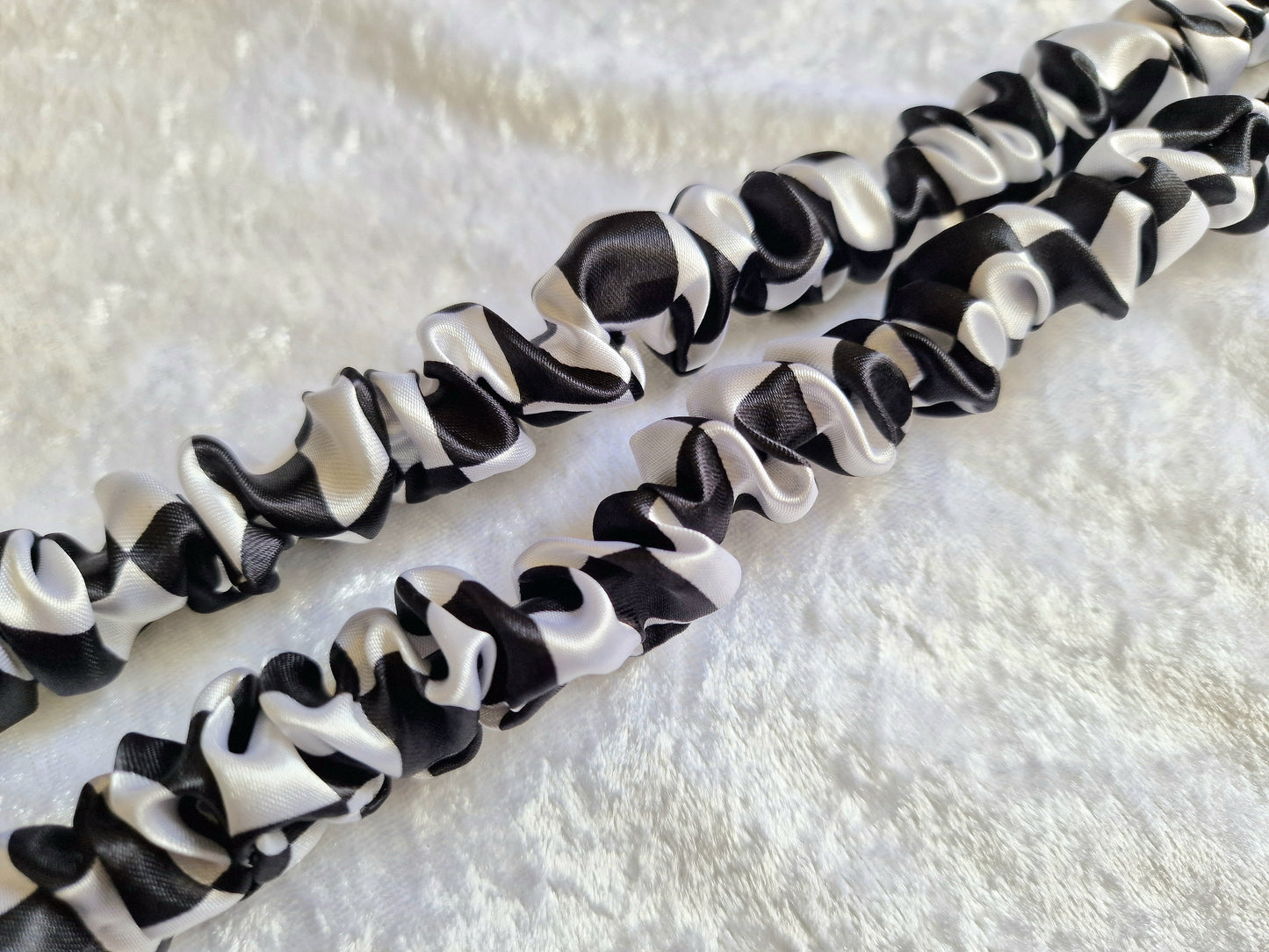 Black and White Checkered Lanyard