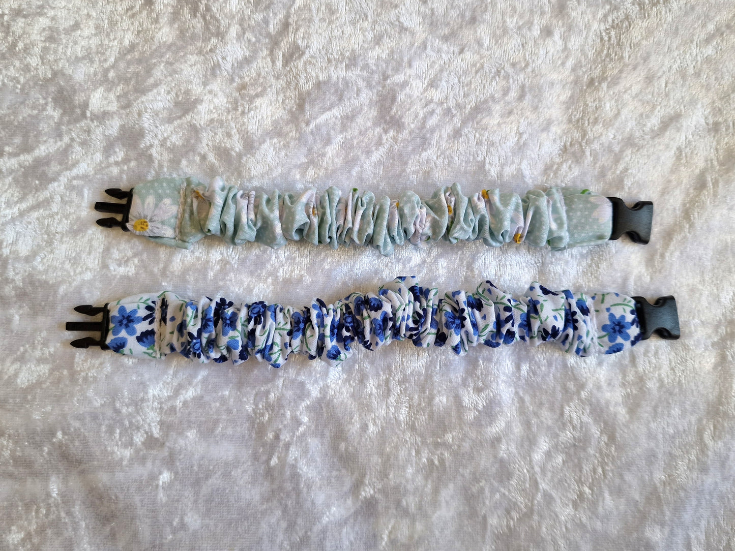 Blue Floral Breastfeeding Clips