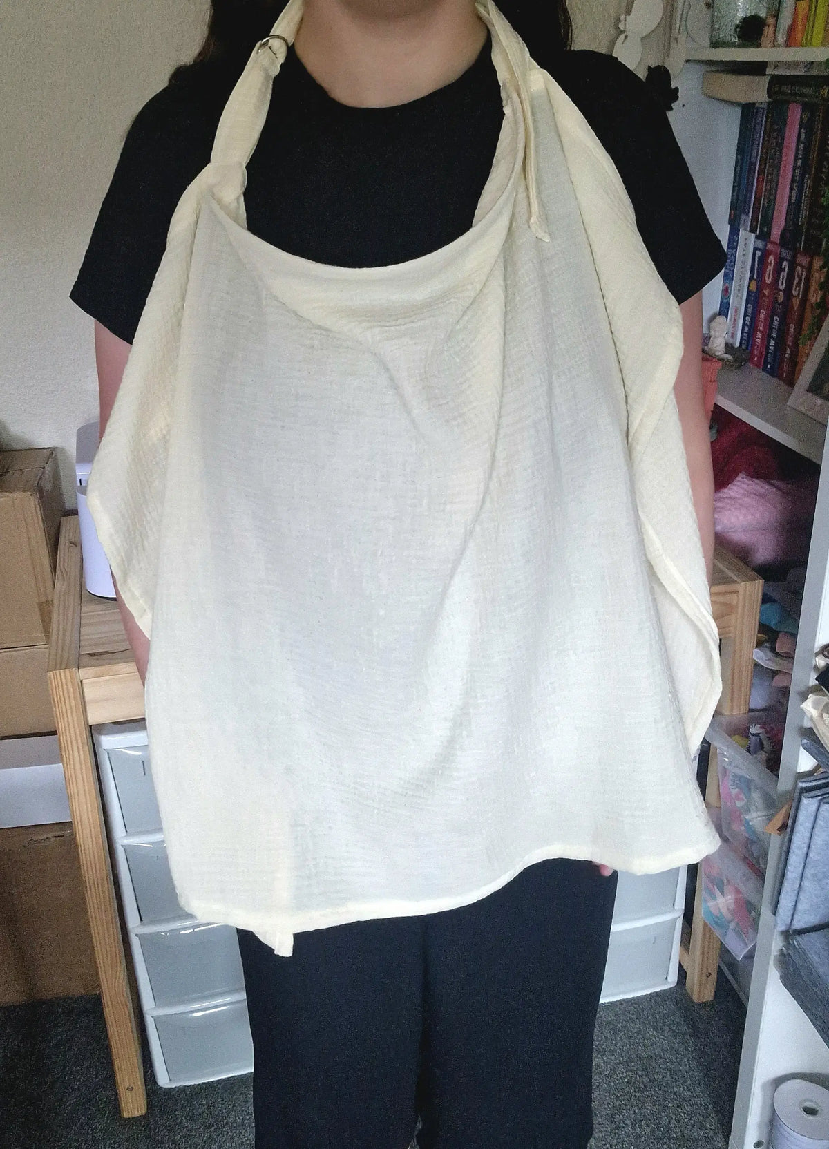 Butter Yellow Breastfeeding Cover - Handmade Nursing Cover Up & New Mum Gift