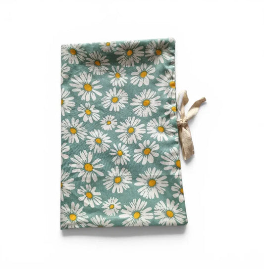 Sage Floral Nappy Bag Pouch – Baby Changing & Wipe Organiser