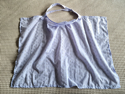 Lilac Broderie Anglais Breastfeeding Cover