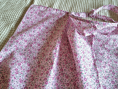 Pink Floral Breastfeeding Cover