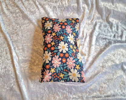 Floral Nappy and Wipe Pouch