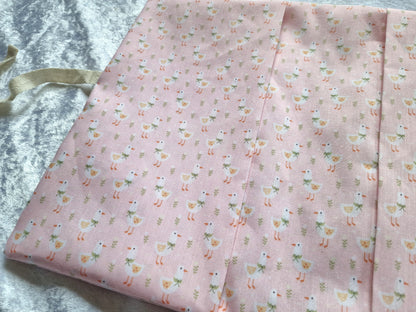 Pink Duck Nappy & Wipe Pouch