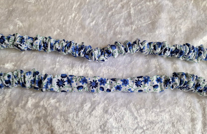 Blue Floral Lanyard