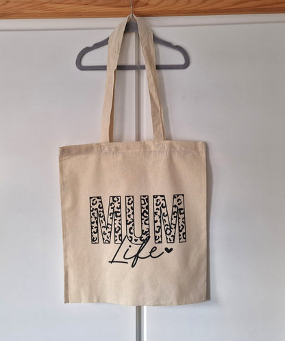 Mum Life Cotton Tote Bag – Everyday Mum Gift