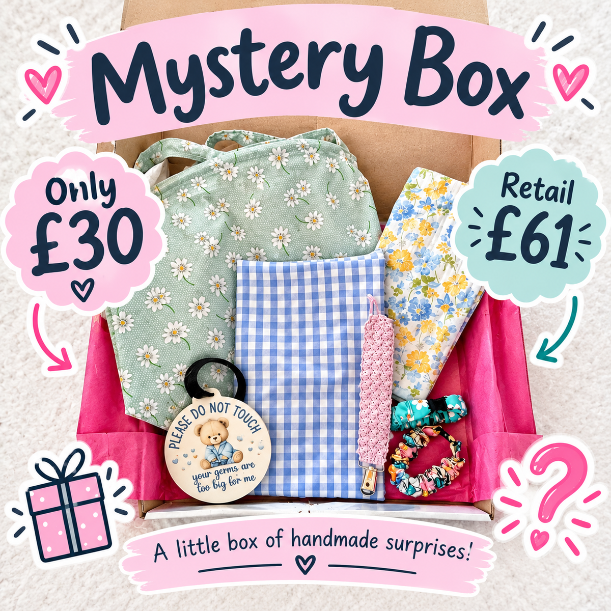 New Mum Mystery Gift Box – £30 | £61+ Retail Value