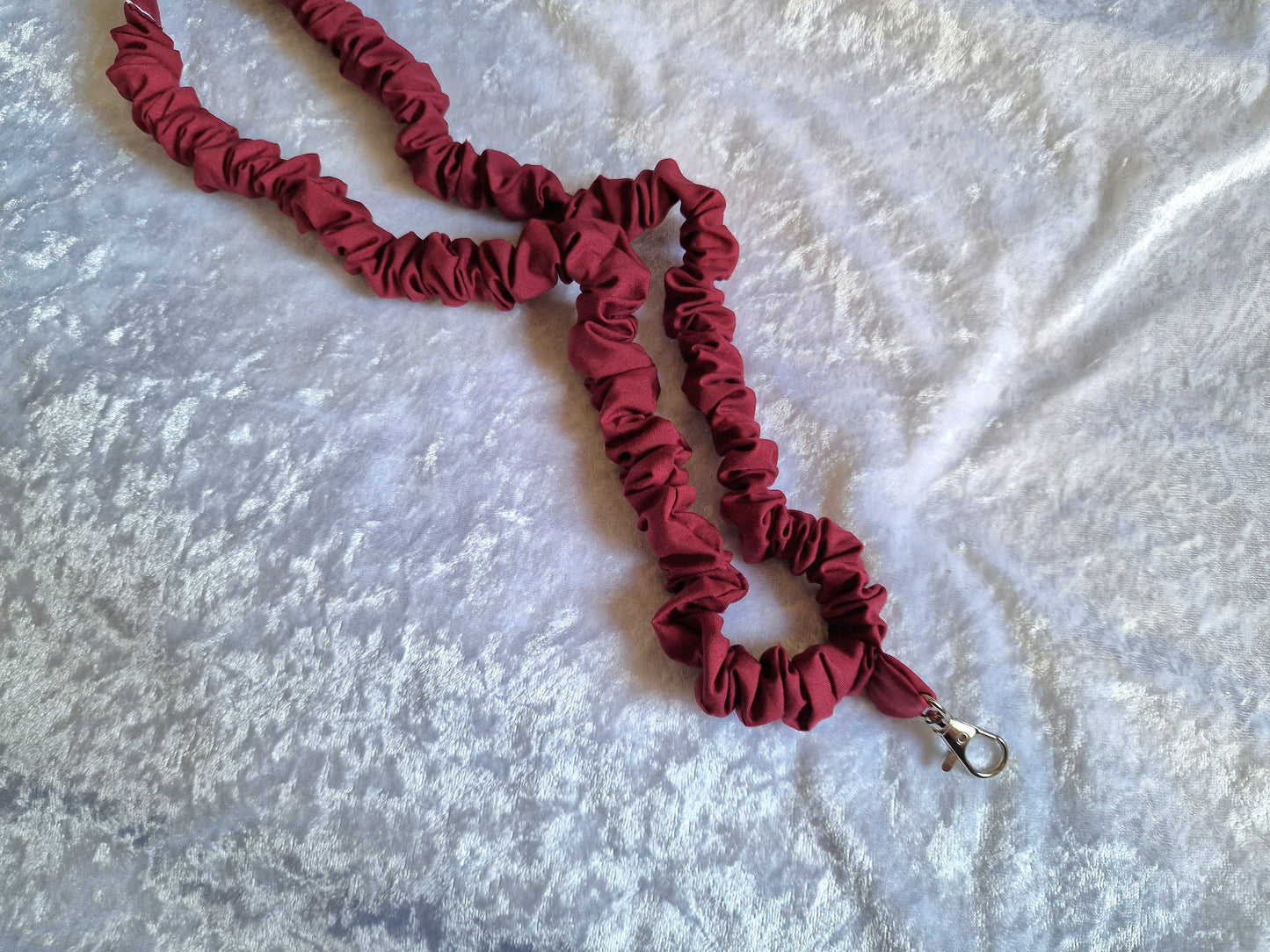 Burgundy Lanyard