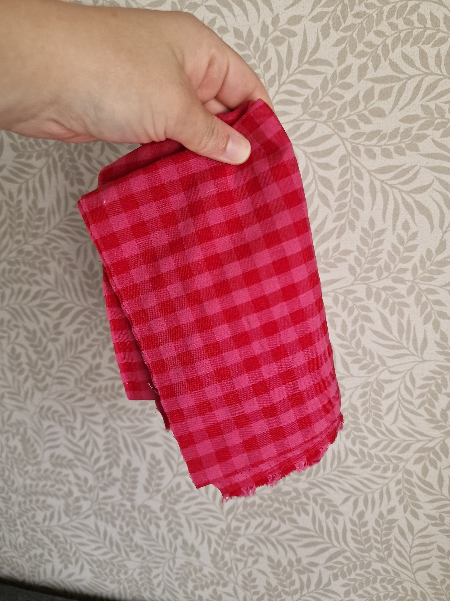 Pink Gingham Breastfeeding Clips