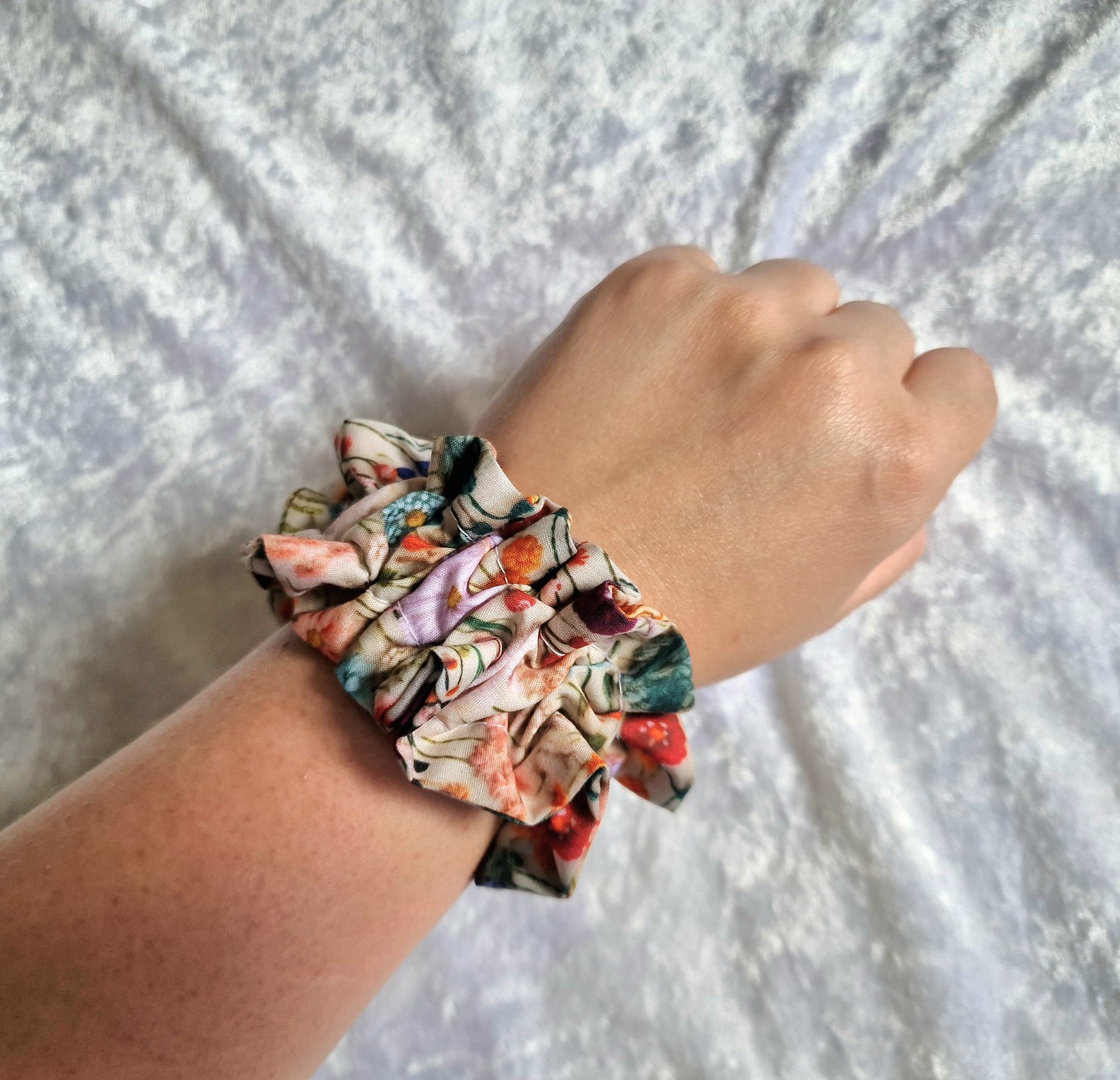 Floral Cuff Wristlet