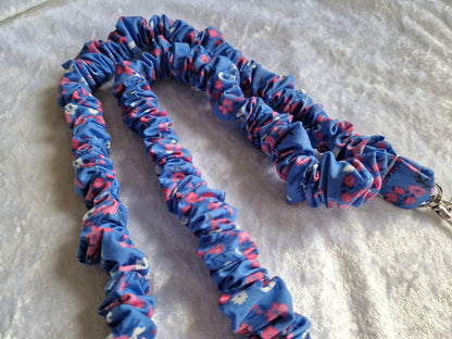 Pink Floral Lanyard