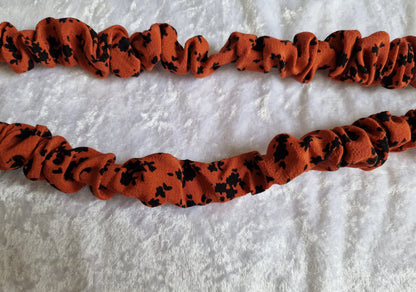 Rust Black Splatter Lanyard