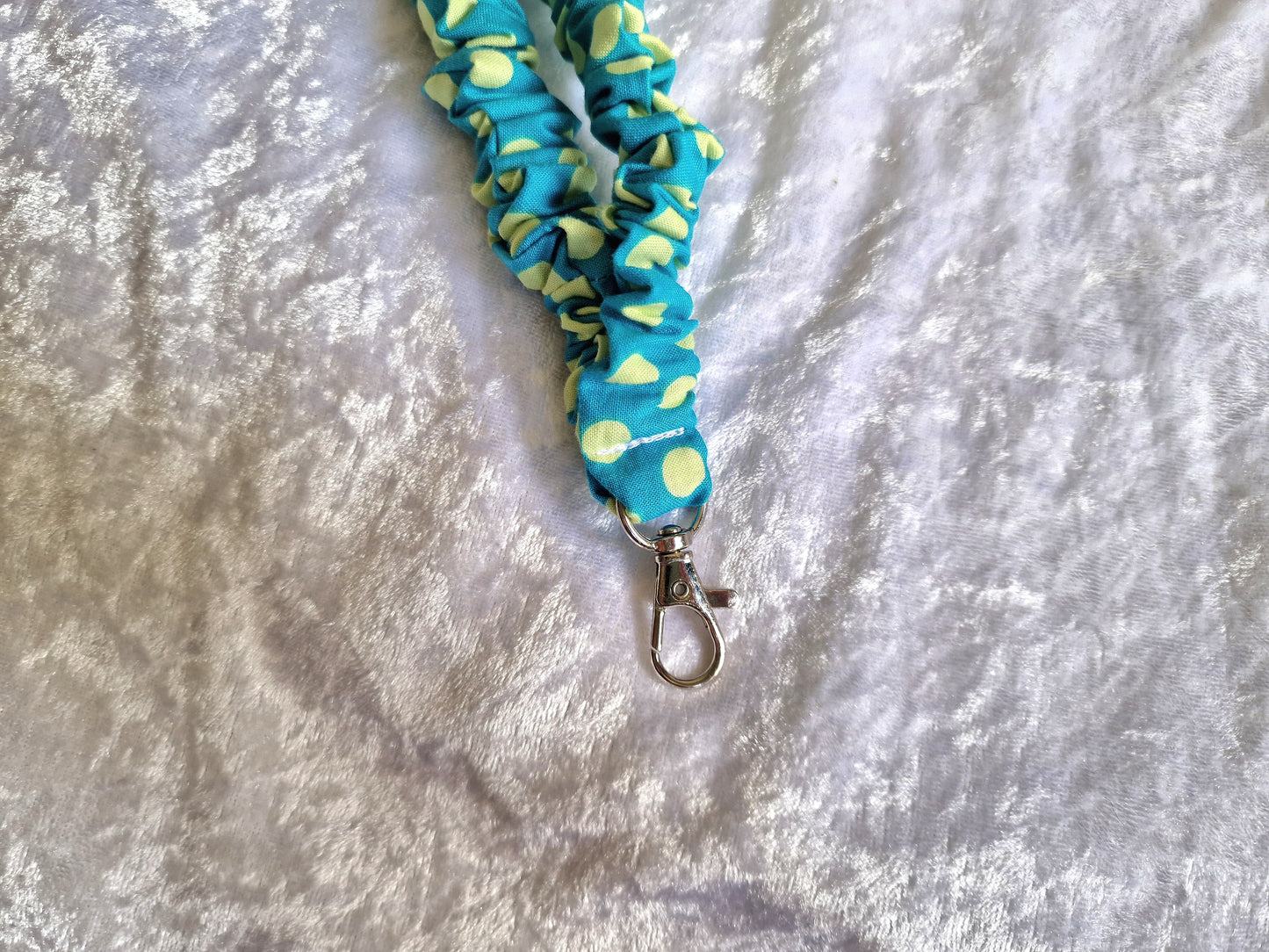 Green Polka Dot Lanyard