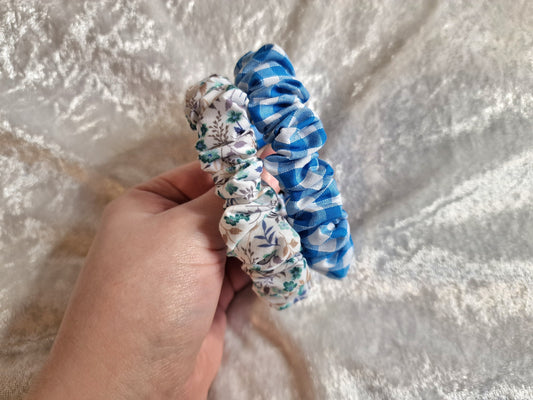 Blue Floral Breastfeeding Clips